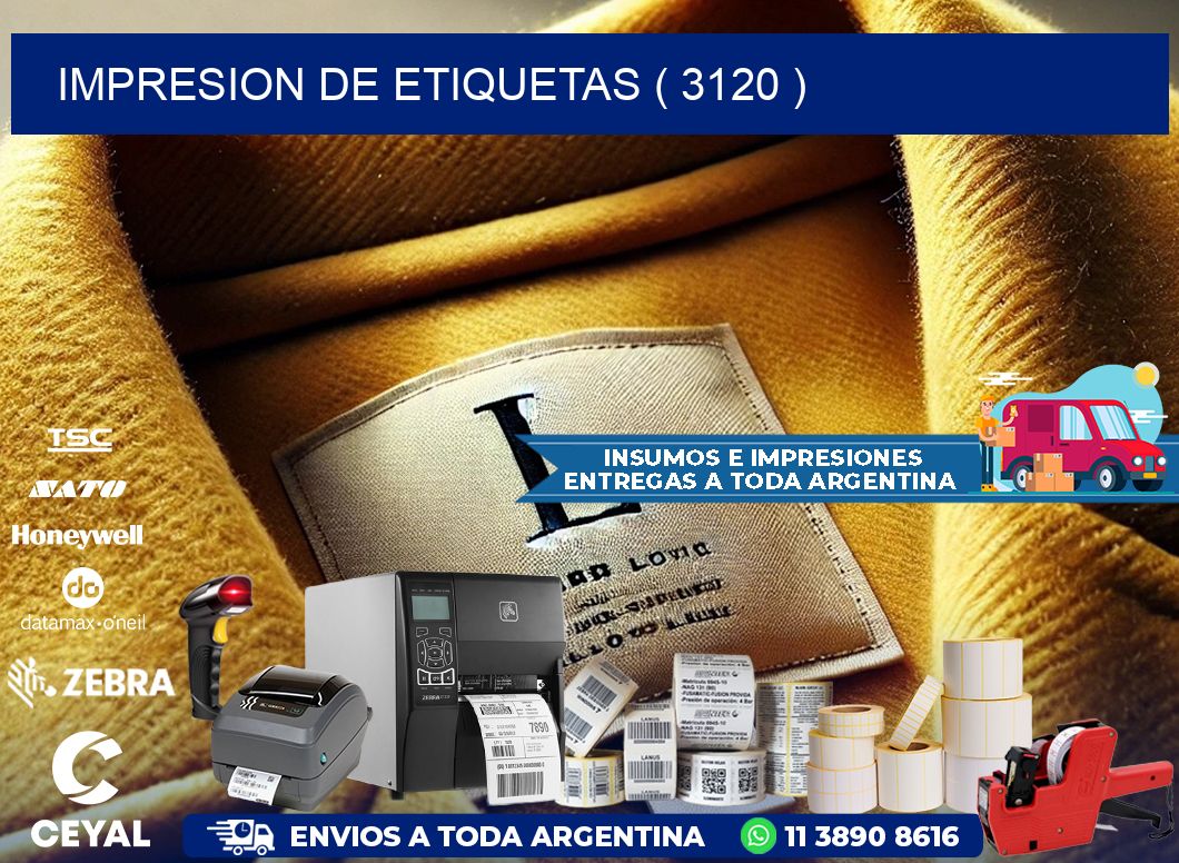 IMPRESION DE ETIQUETAS ( 3120 )