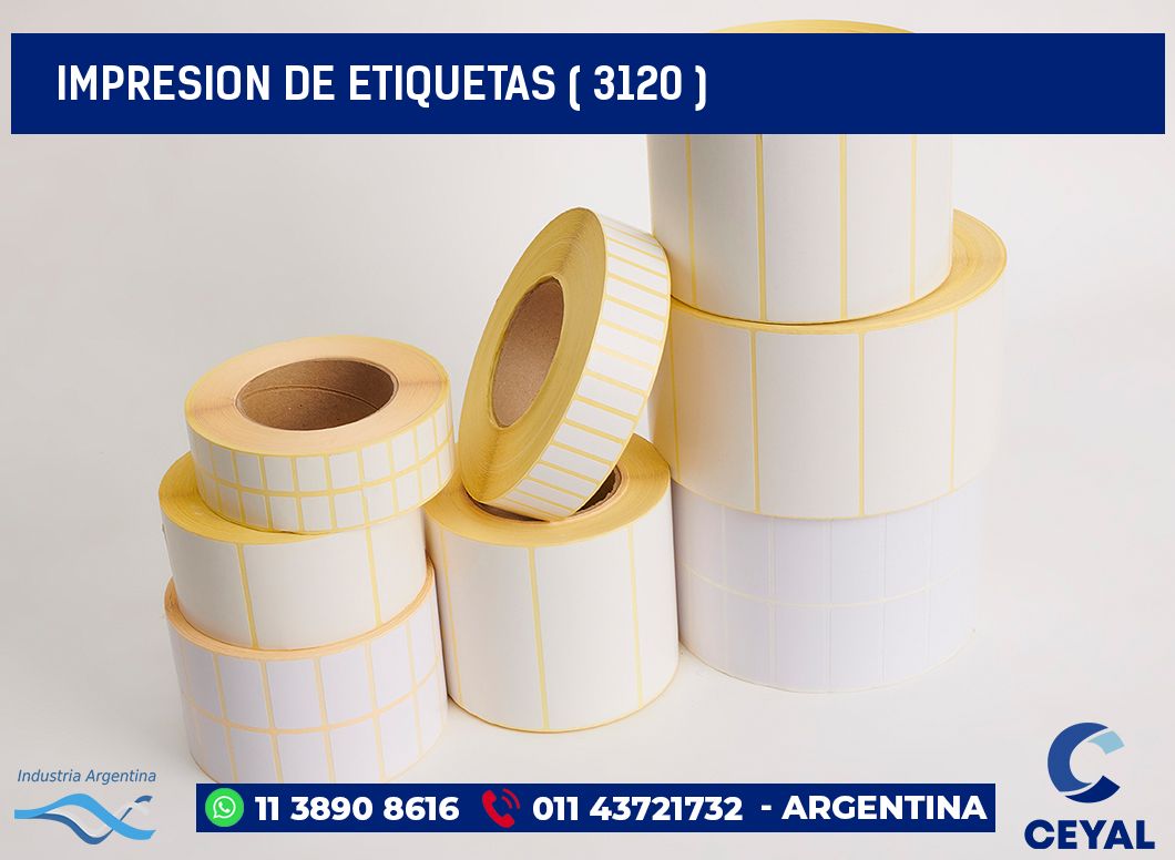 IMPRESION DE ETIQUETAS ( 3120 )