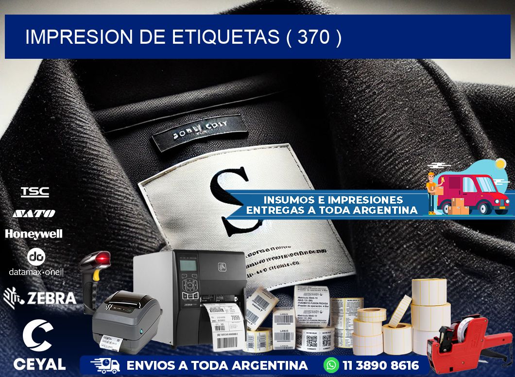 IMPRESION DE ETIQUETAS ( 370 )