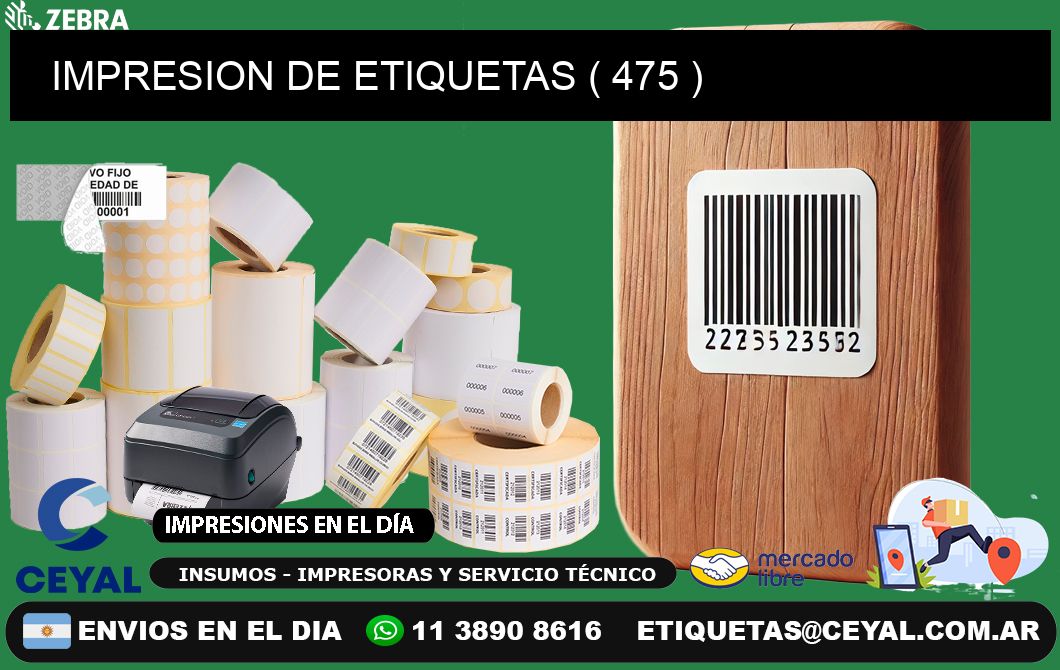 IMPRESION DE ETIQUETAS ( 475 )