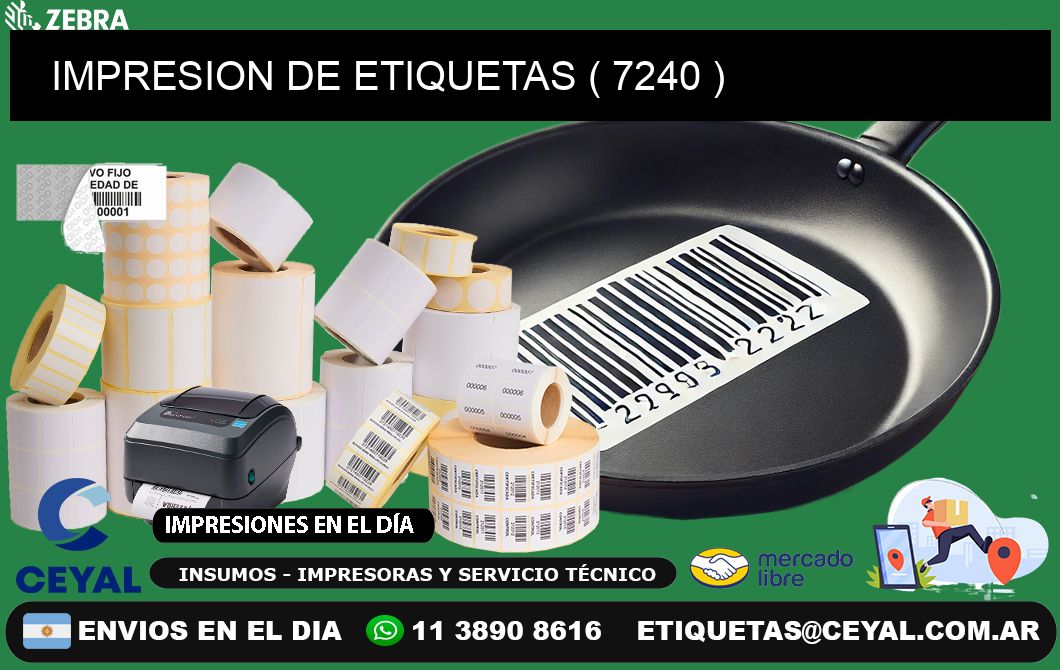 IMPRESION DE ETIQUETAS ( 7240 )