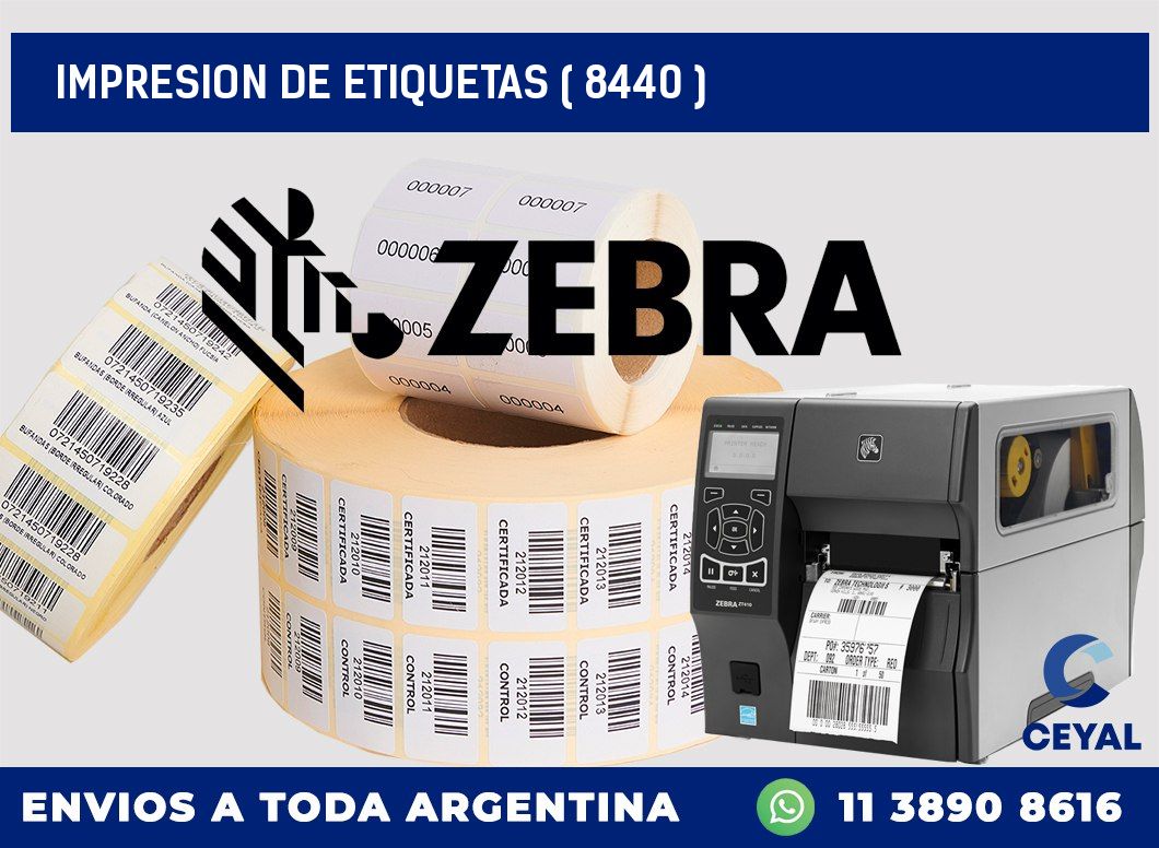 IMPRESION DE ETIQUETAS ( 8440 )