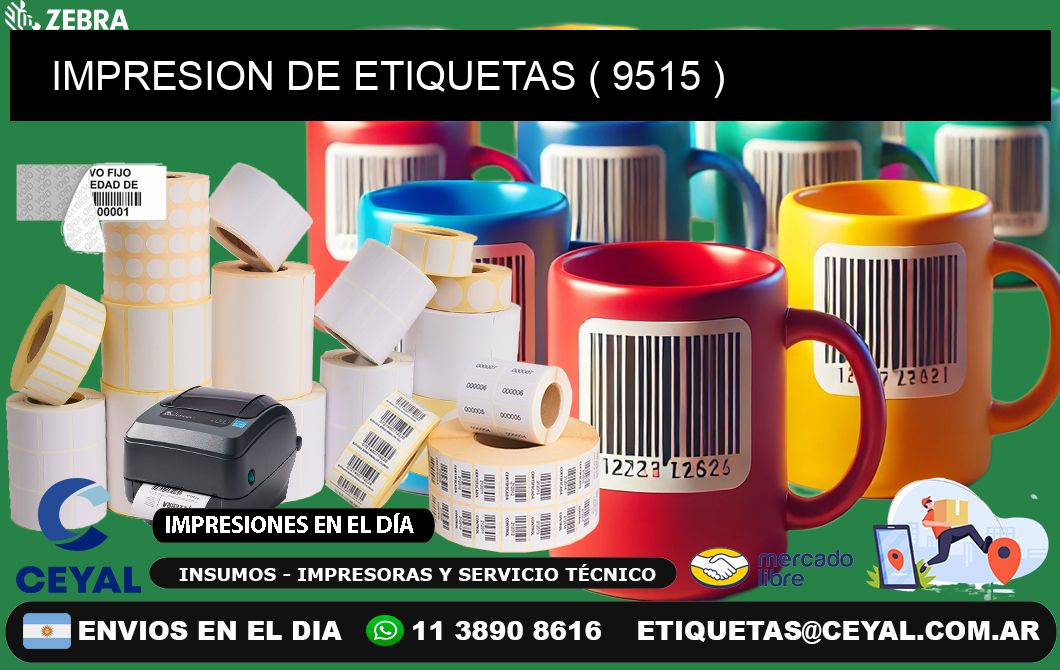 IMPRESION DE ETIQUETAS ( 9515 )