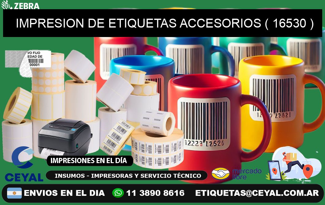 IMPRESION DE ETIQUETAS ACCESORIOS ( 16530 )