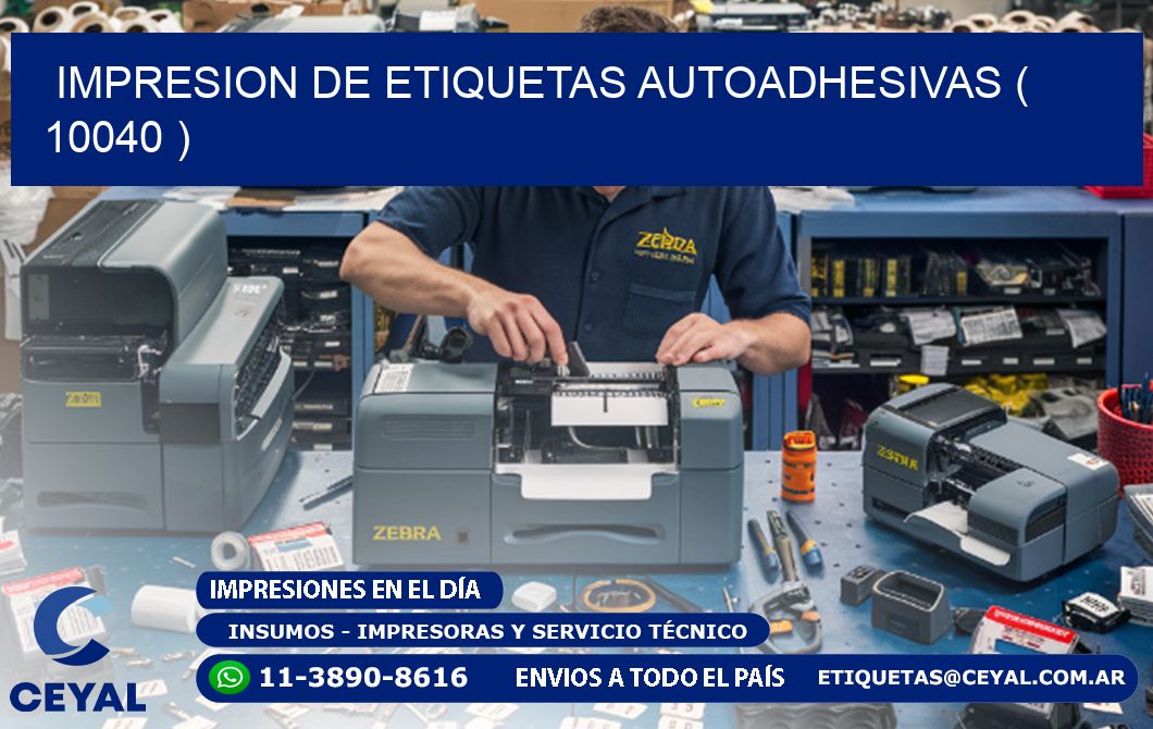 IMPRESION DE ETIQUETAS AUTOADHESIVAS ( 10040 )