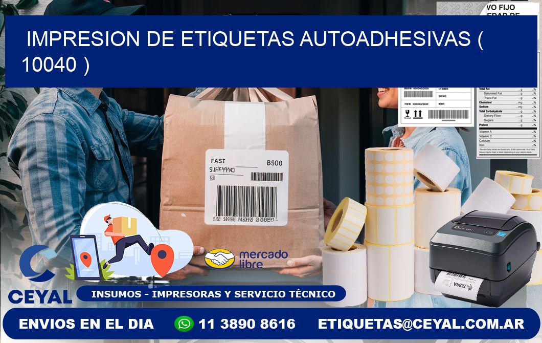 IMPRESION DE ETIQUETAS AUTOADHESIVAS ( 10040 )