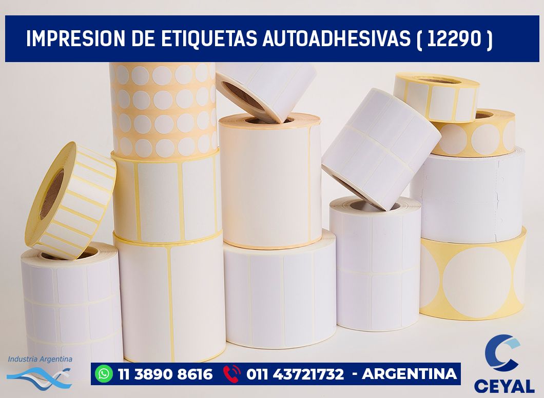 IMPRESION DE ETIQUETAS AUTOADHESIVAS ( 12290 )