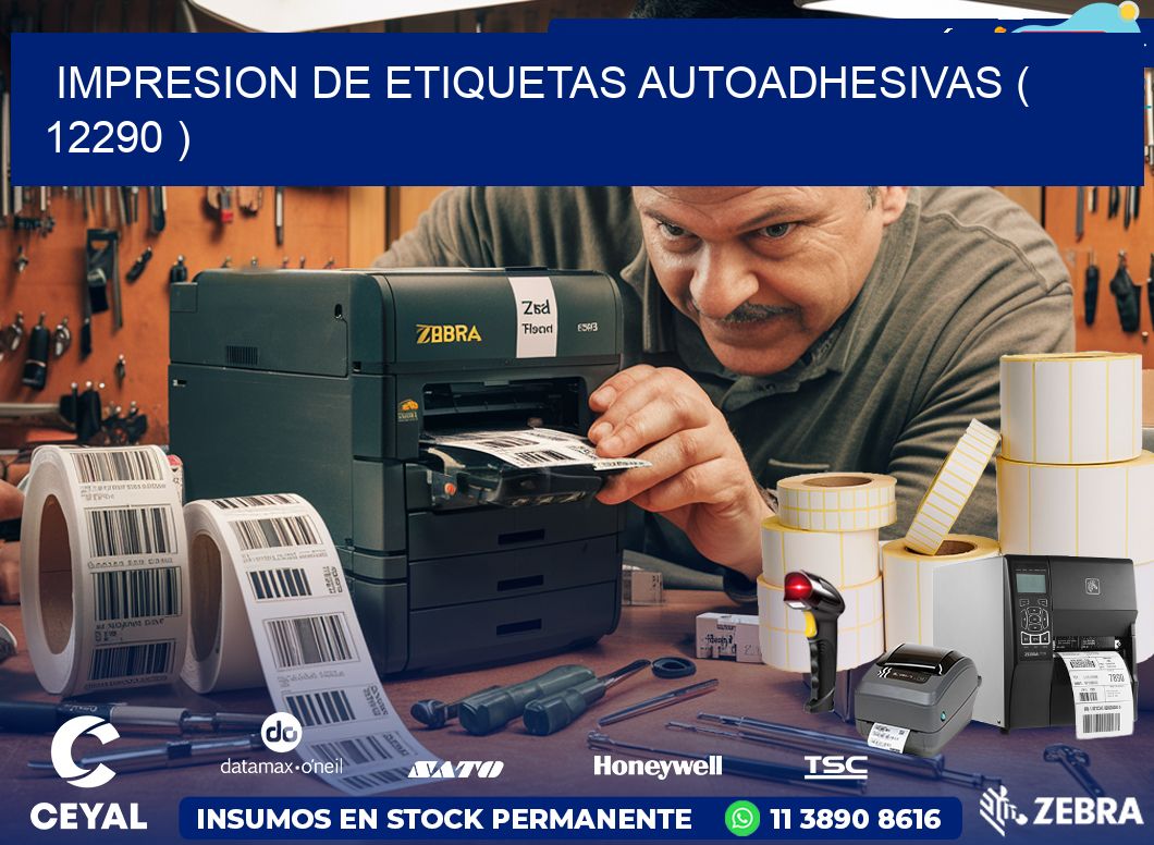 IMPRESION DE ETIQUETAS AUTOADHESIVAS ( 12290 )