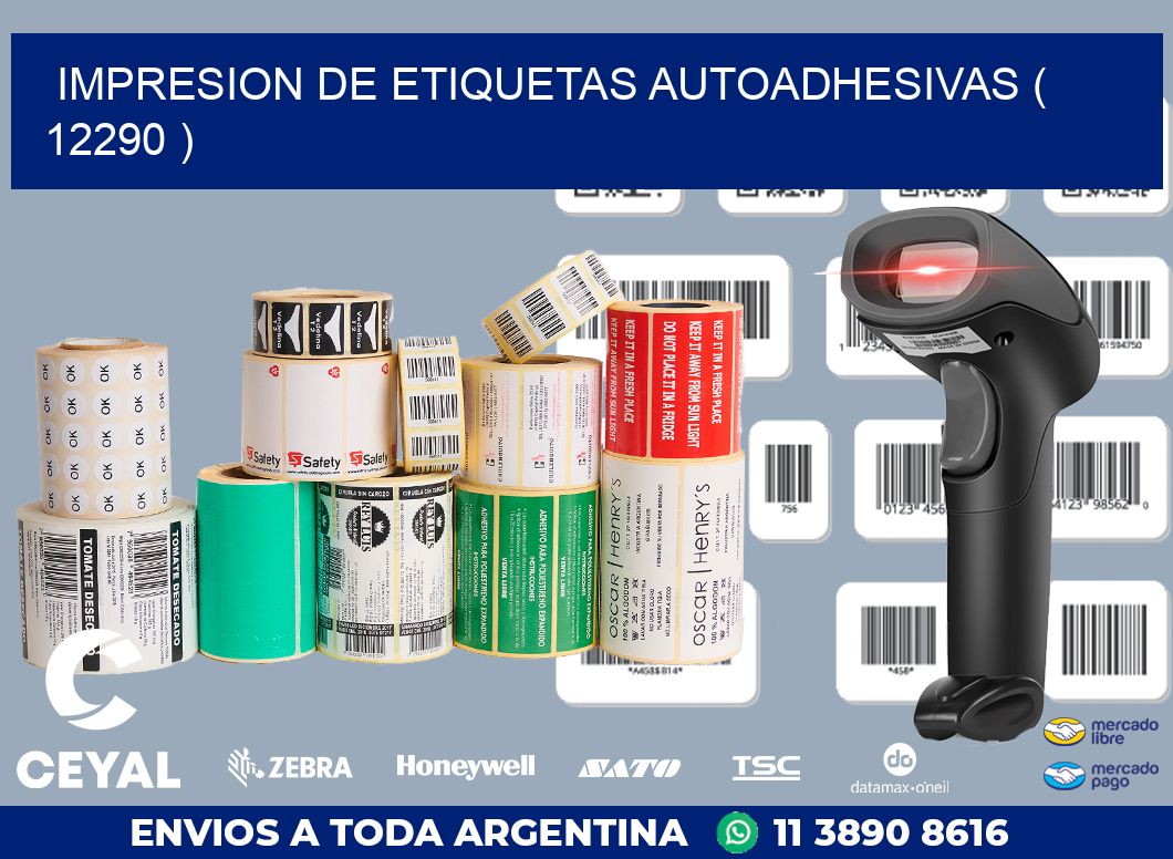 IMPRESION DE ETIQUETAS AUTOADHESIVAS ( 12290 )