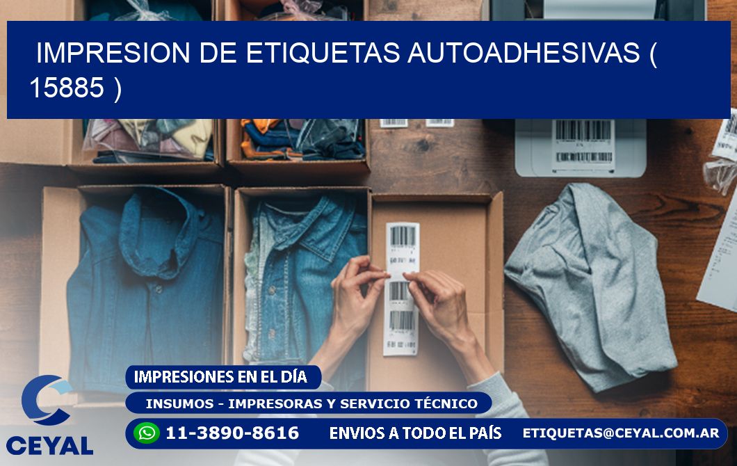 IMPRESION DE ETIQUETAS AUTOADHESIVAS ( 15885 )