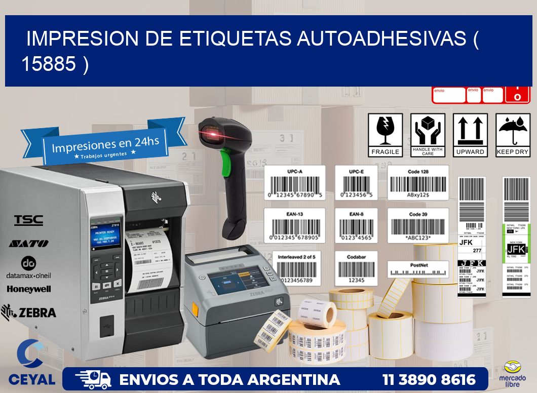 IMPRESION DE ETIQUETAS AUTOADHESIVAS ( 15885 )