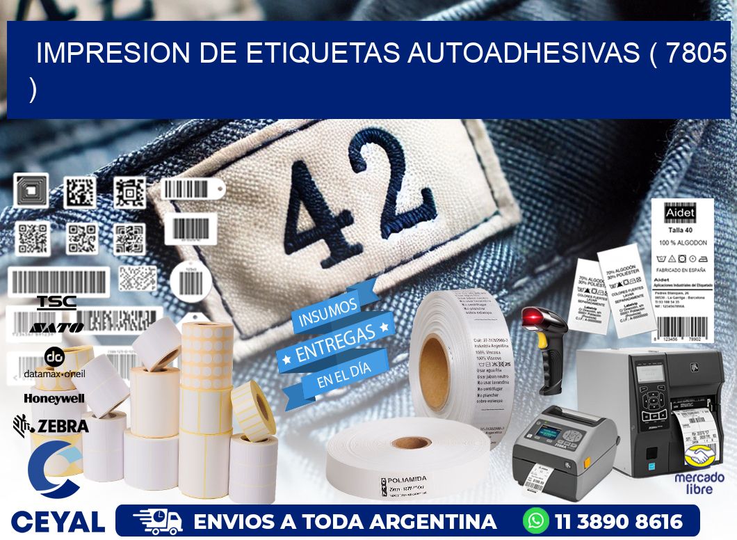 IMPRESION DE ETIQUETAS AUTOADHESIVAS ( 7805 )