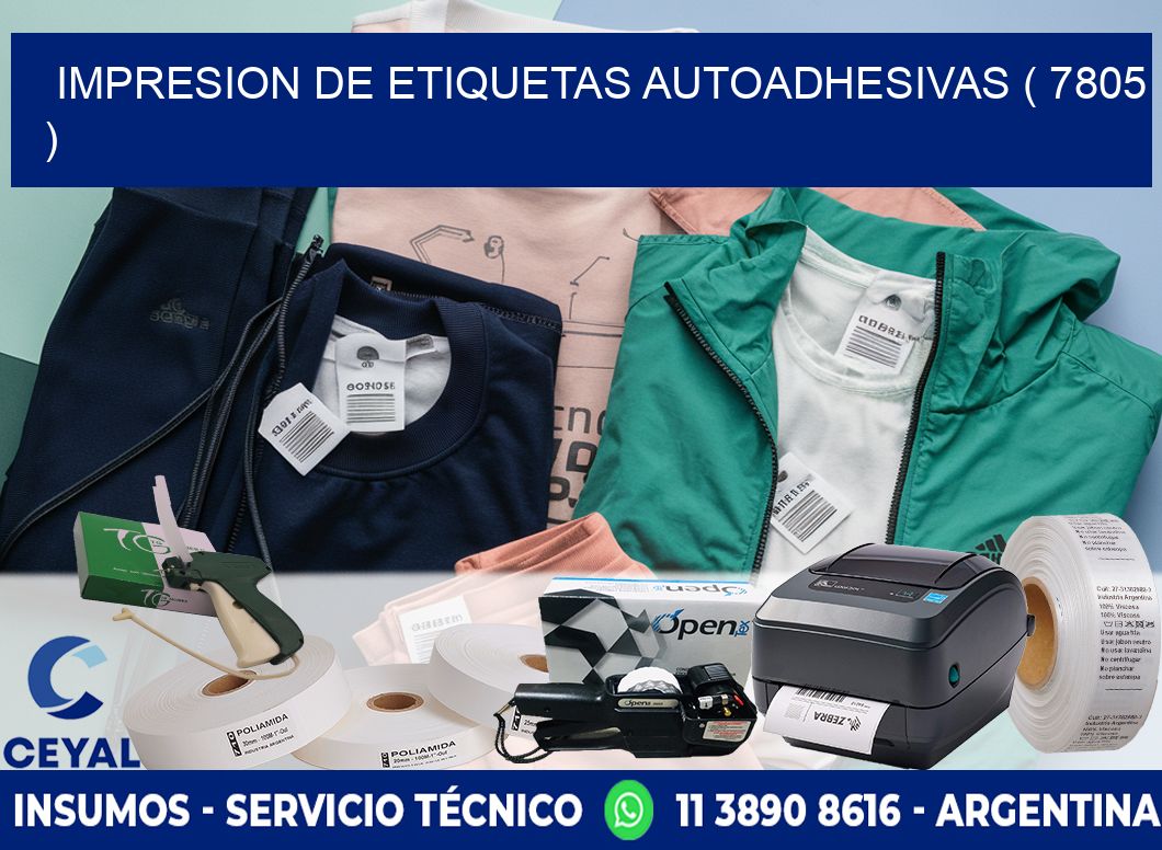 IMPRESION DE ETIQUETAS AUTOADHESIVAS ( 7805 )