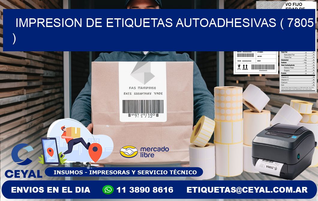 IMPRESION DE ETIQUETAS AUTOADHESIVAS ( 7805 )