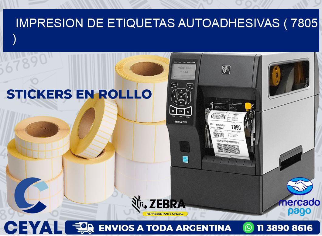 IMPRESION DE ETIQUETAS AUTOADHESIVAS ( 7805 )