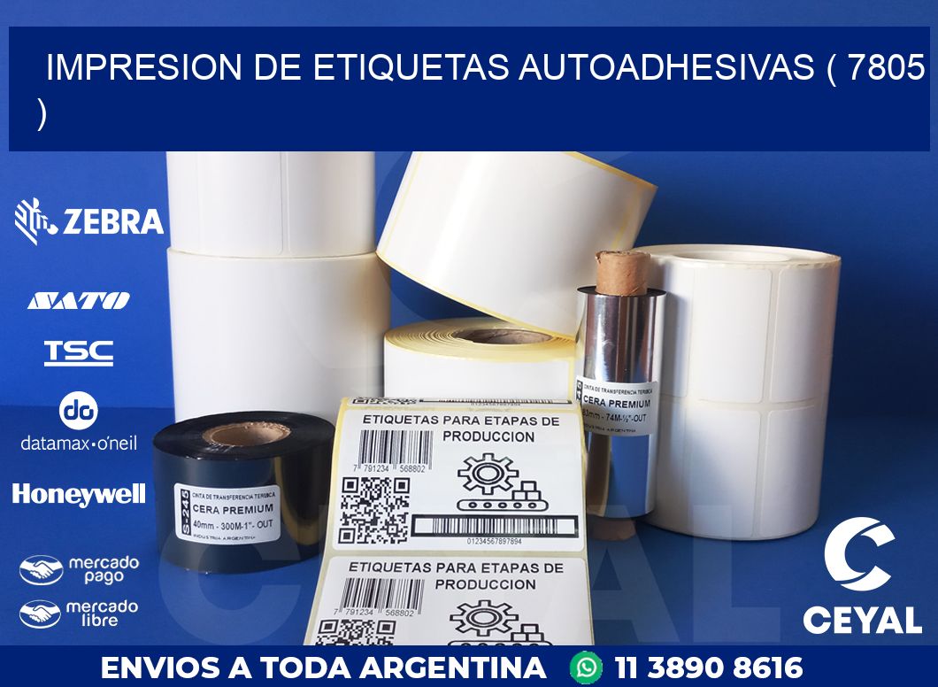 IMPRESION DE ETIQUETAS AUTOADHESIVAS ( 7805 )
