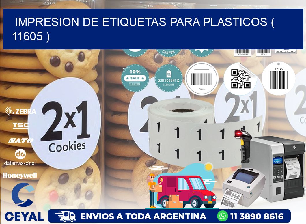 IMPRESION DE ETIQUETAS PARA PLASTICOS ( 11605 )
