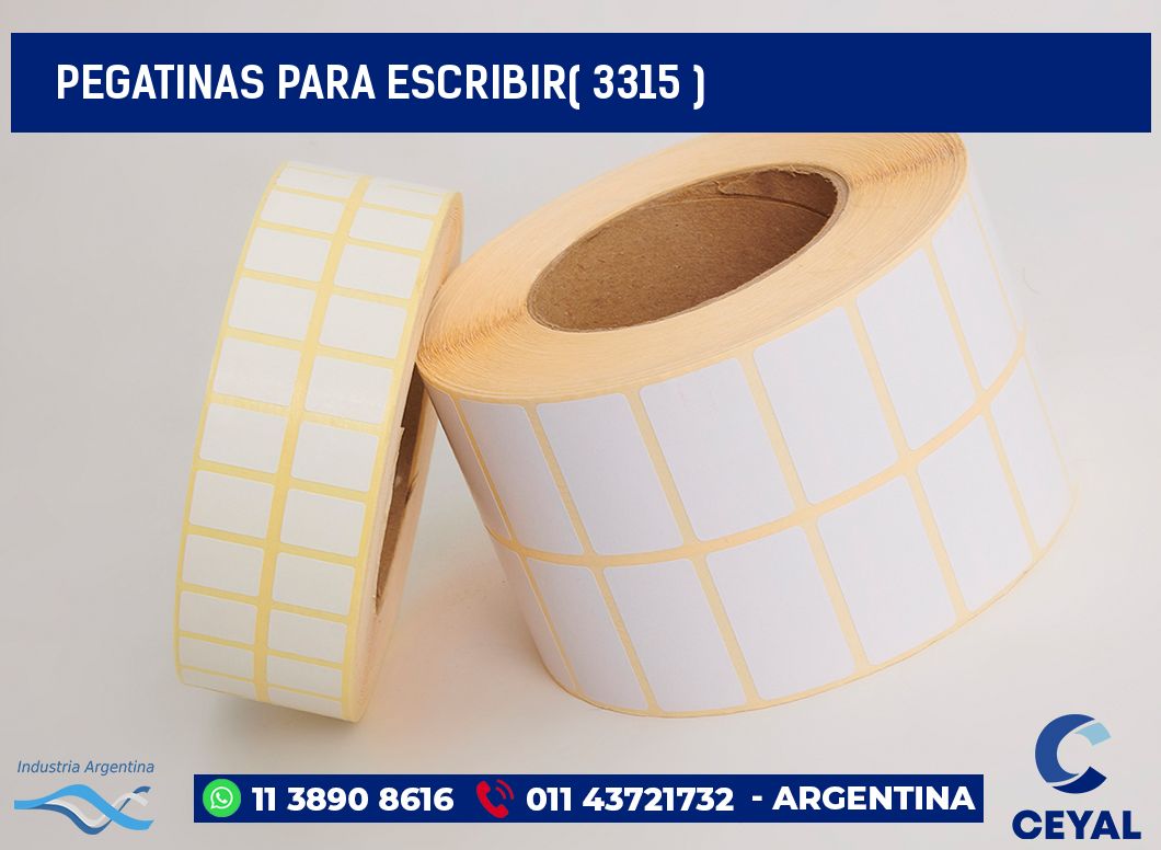 PEGATINAS PARA ESCRIBIR( 3315 )