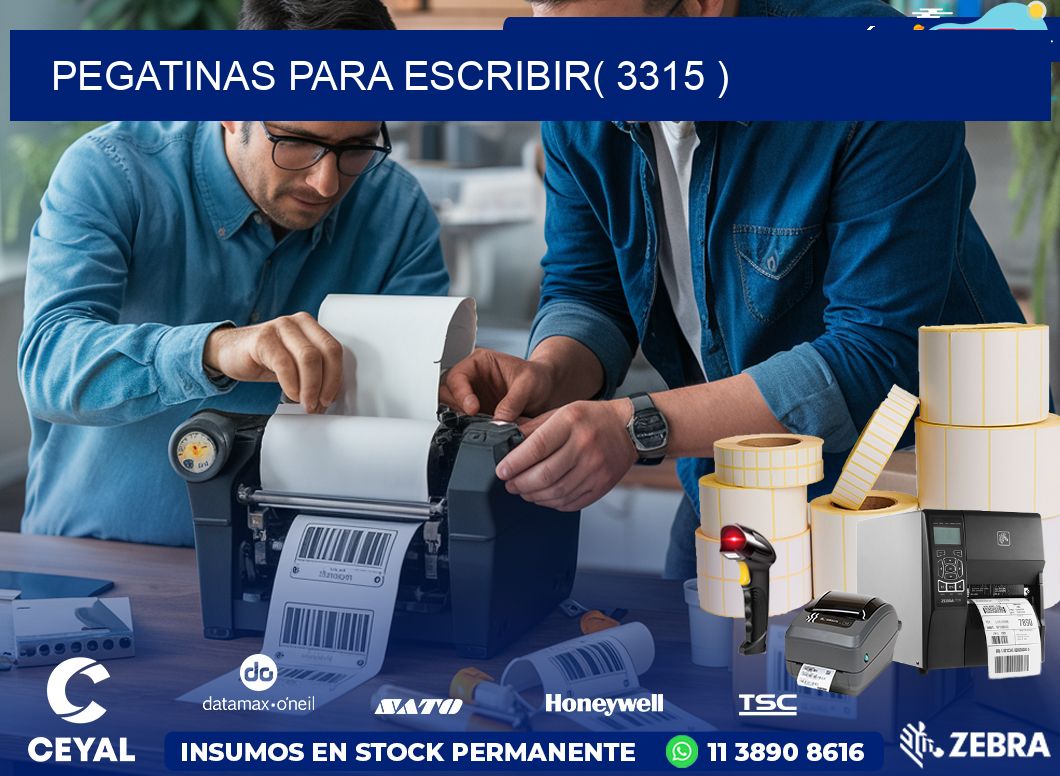 PEGATINAS PARA ESCRIBIR( 3315 )