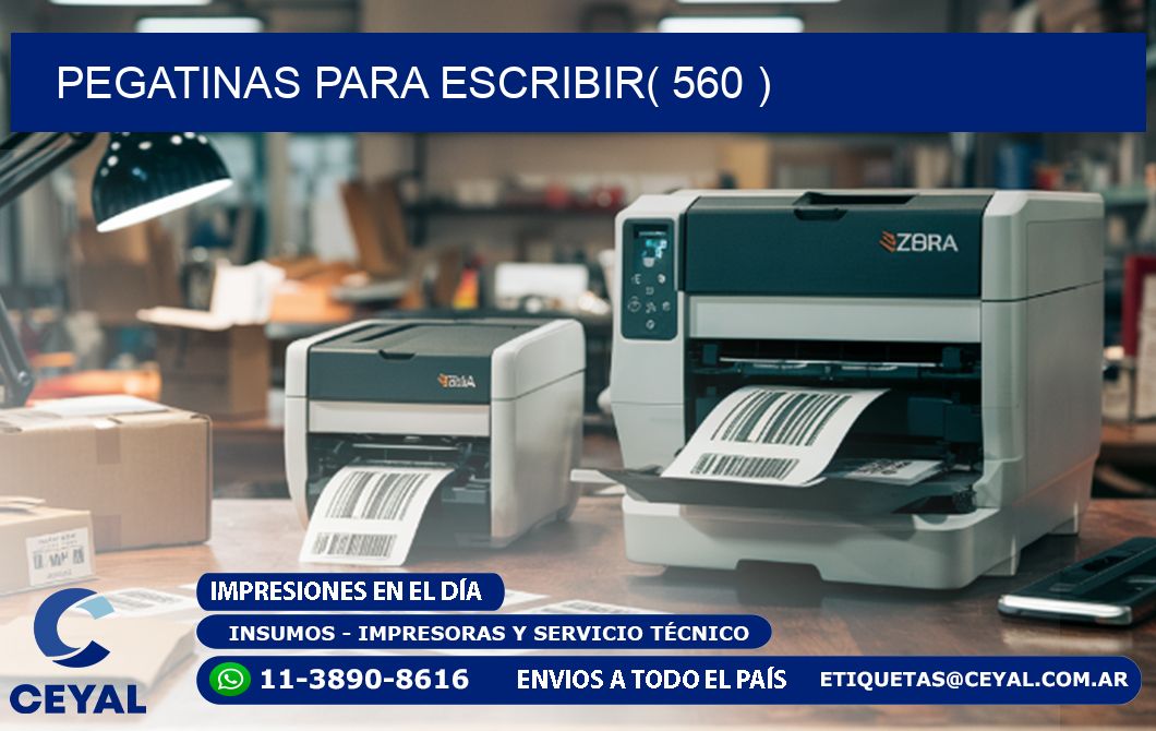 PEGATINAS PARA ESCRIBIR( 560 )