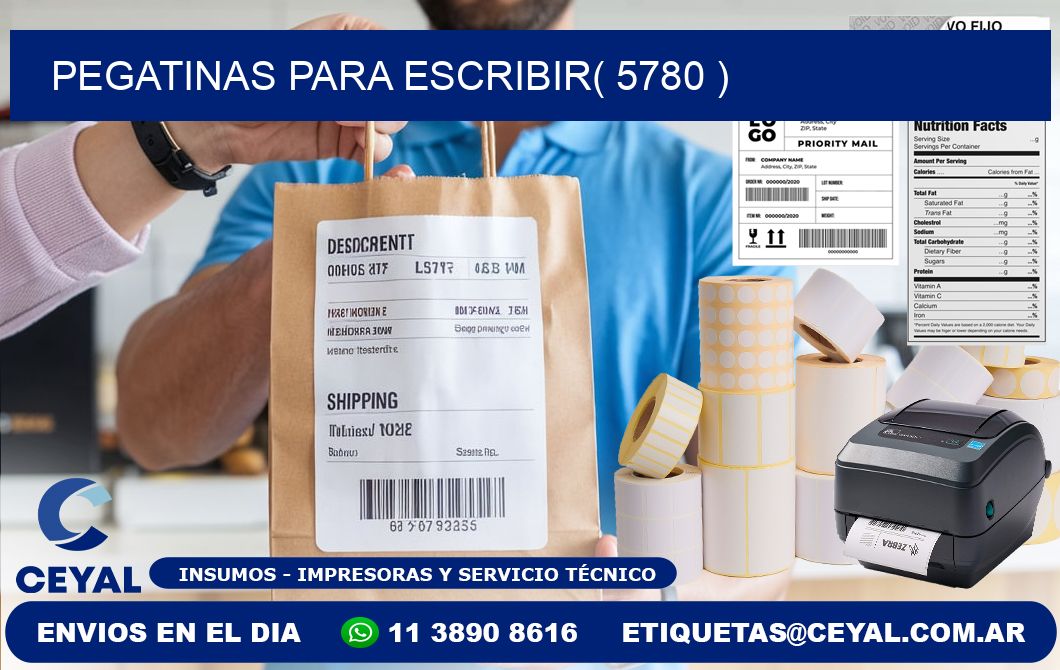 PEGATINAS PARA ESCRIBIR( 5780 )