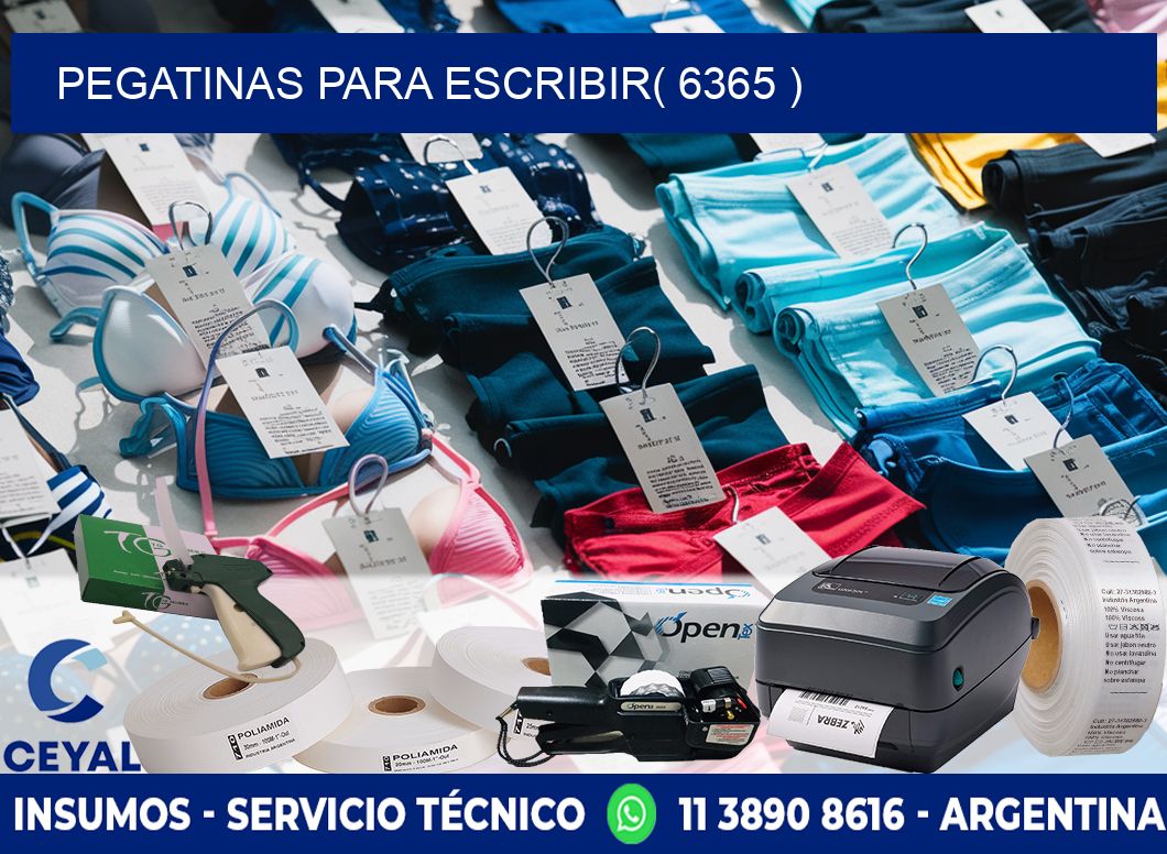 PEGATINAS PARA ESCRIBIR( 6365 )