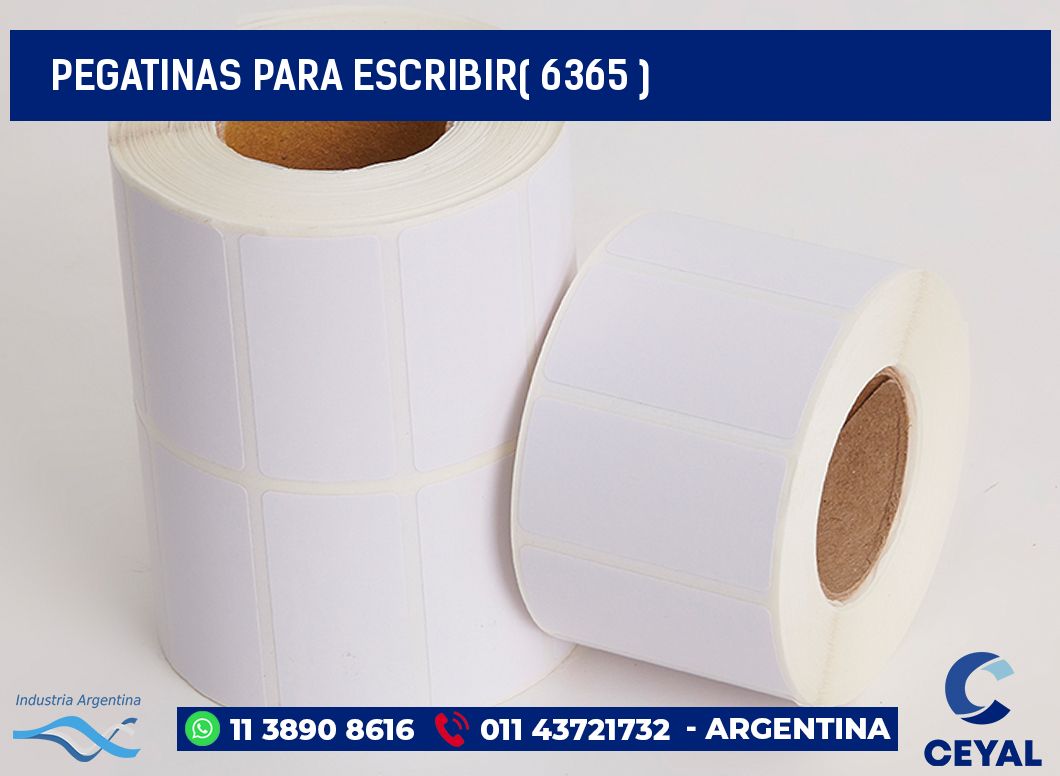 PEGATINAS PARA ESCRIBIR( 6365 )