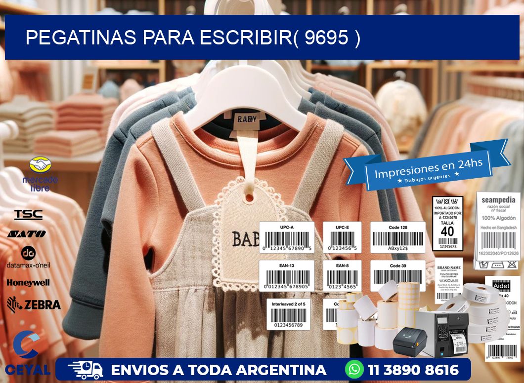 PEGATINAS PARA ESCRIBIR( 9695 )