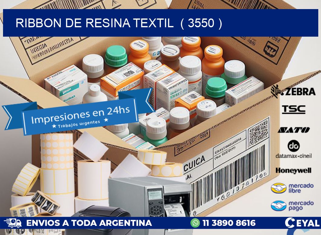 RIBBON DE RESINA TEXTIL  ( 3550 )