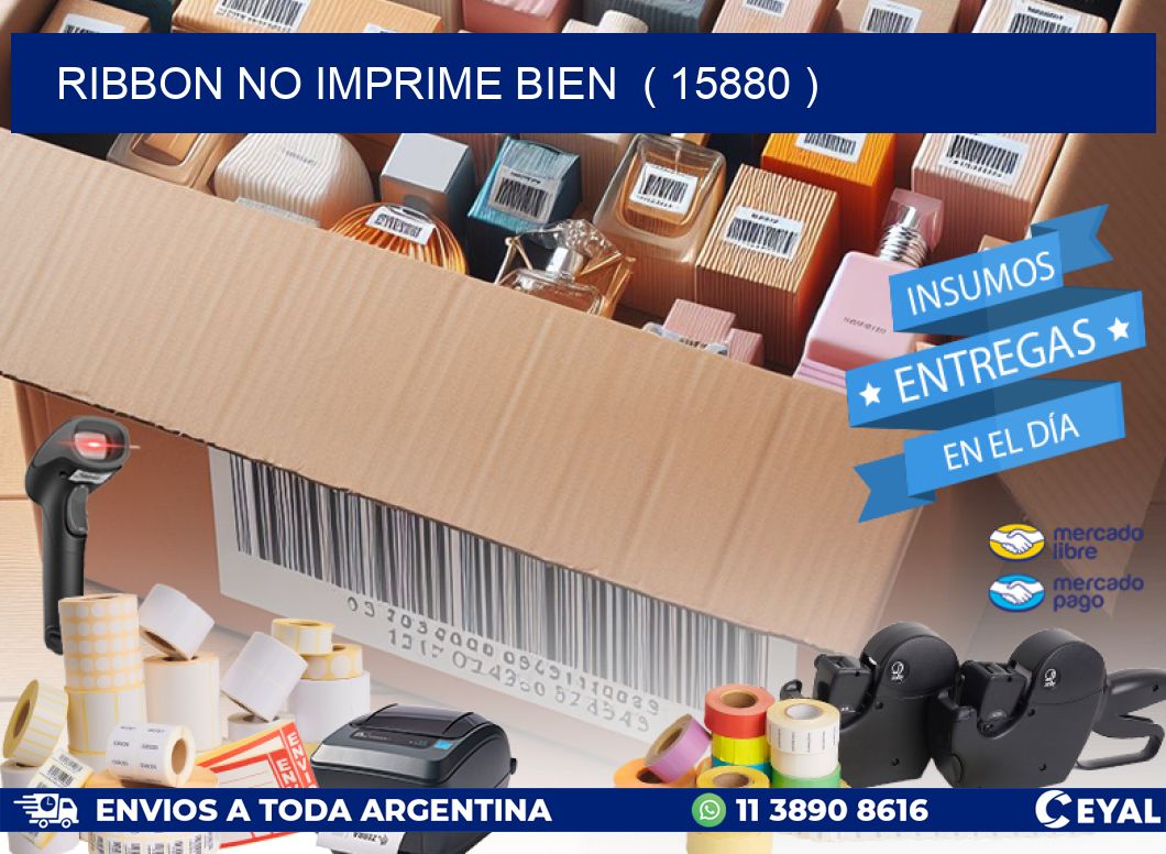 RIBBON NO IMPRIME BIEN  ( 15880 )
