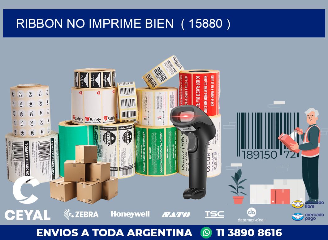 RIBBON NO IMPRIME BIEN  ( 15880 )