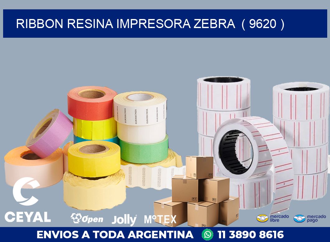 RIBBON RESINA IMPRESORA ZEBRA  ( 9620 )