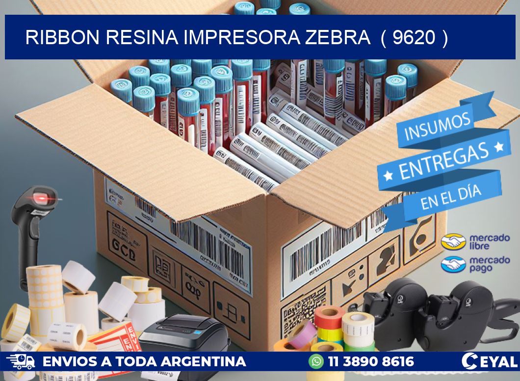 RIBBON RESINA IMPRESORA ZEBRA  ( 9620 )