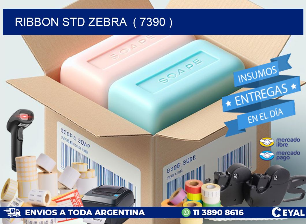 RIBBON STD ZEBRA  ( 7390 )