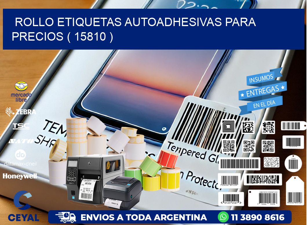 ROLLO ETIQUETAS AUTOADHESIVAS PARA PRECIOS ( 15810 )