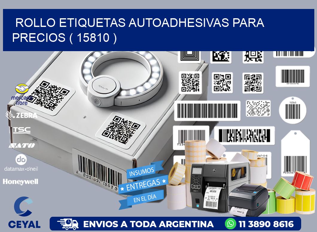 ROLLO ETIQUETAS AUTOADHESIVAS PARA PRECIOS ( 15810 )