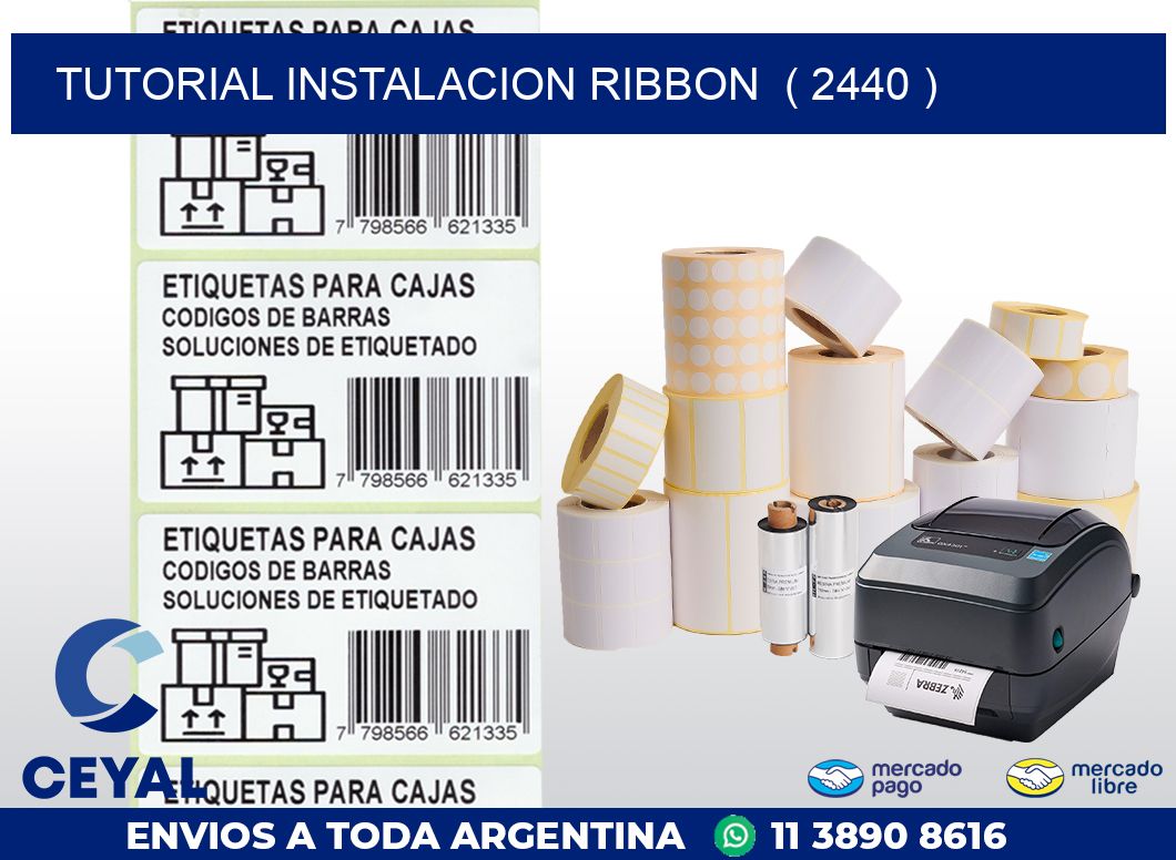 TUTORIAL INSTALACION RIBBON  ( 2440 )