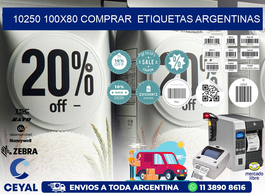 10250 100X80 COMPRAR  ETIQUETAS ARGENTINAS