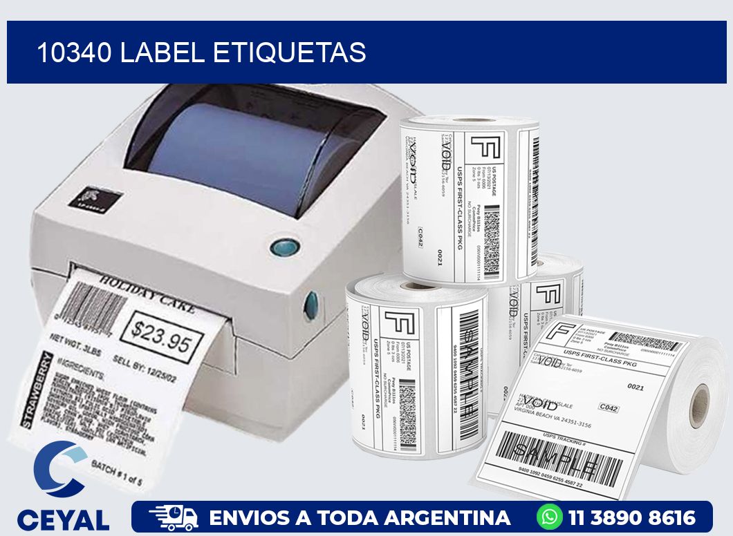 10340 LABEL ETIQUETAS