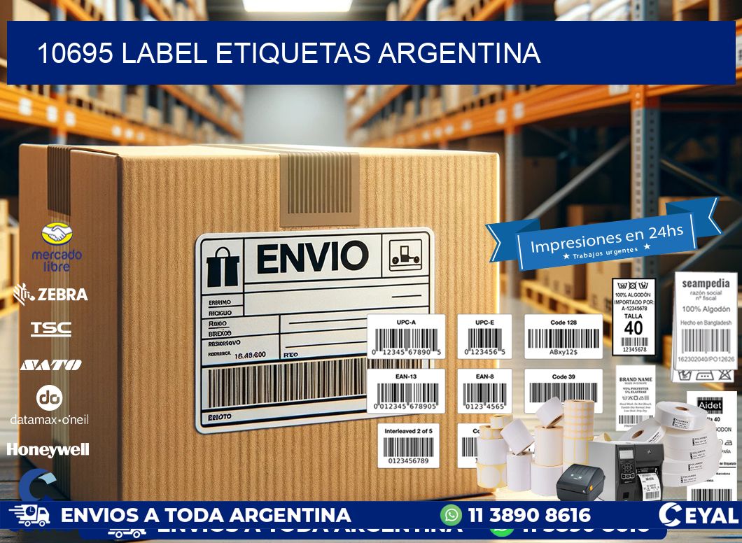 10695 LABEL ETIQUETAS ARGENTINA