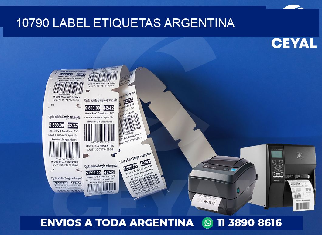 10790 LABEL ETIQUETAS ARGENTINA