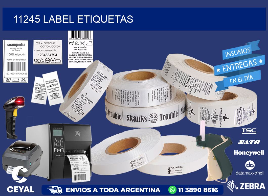 11245 LABEL ETIQUETAS