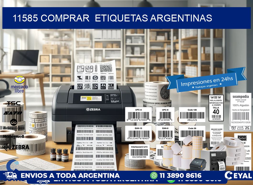 11585 COMPRAR  ETIQUETAS ARGENTINAS