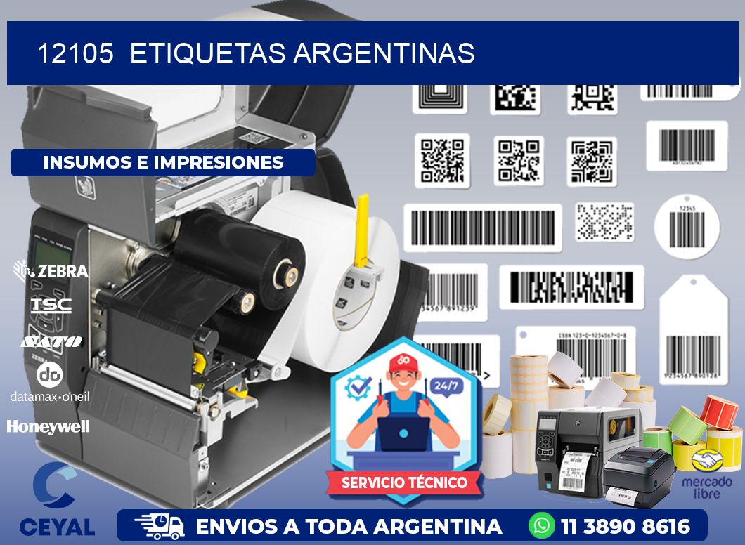 12105  ETIQUETAS ARGENTINAS