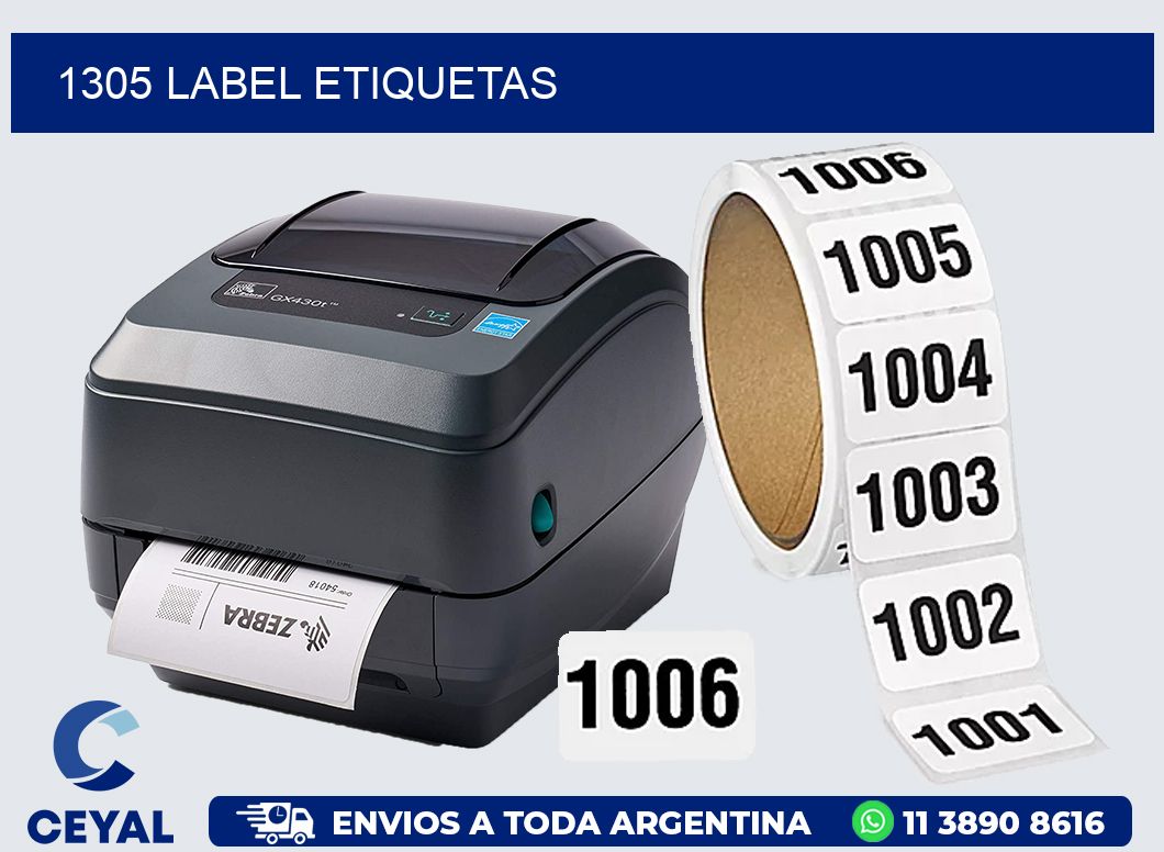 1305 LABEL ETIQUETAS