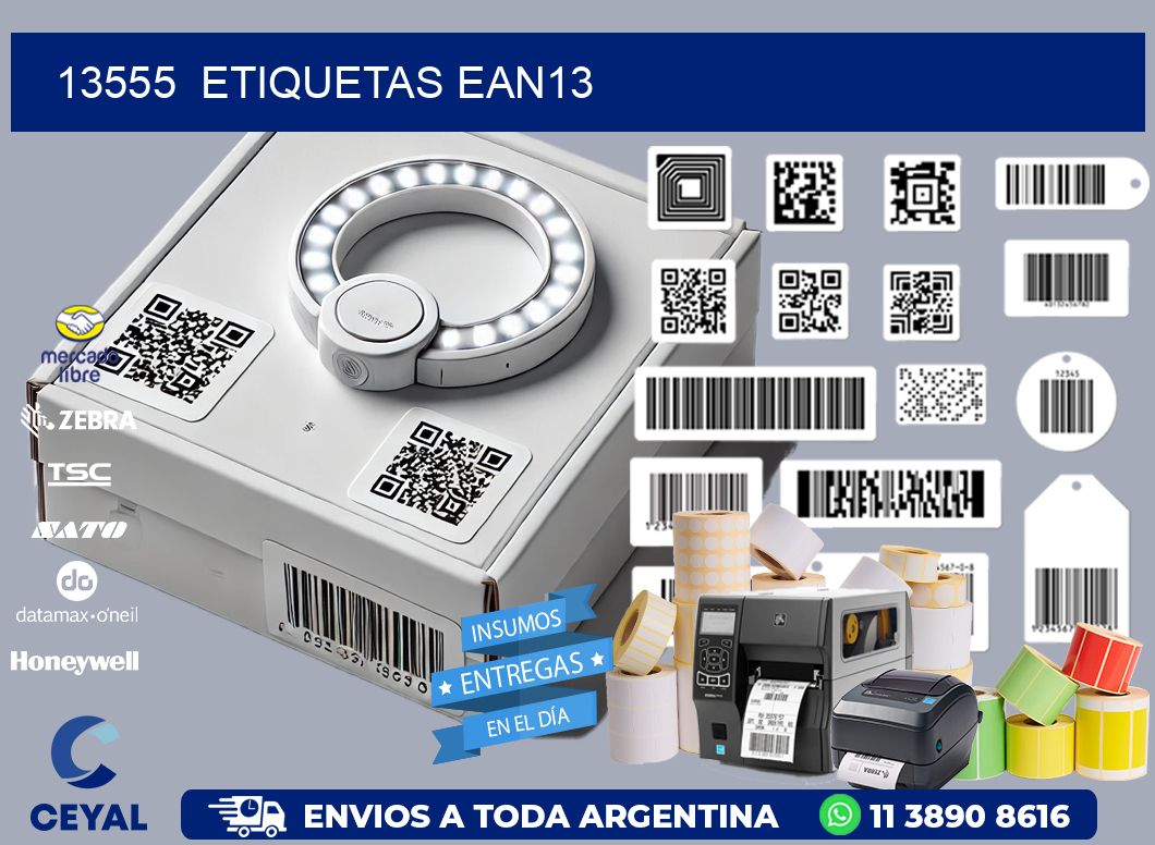 13555  ETIQUETAS EAN13