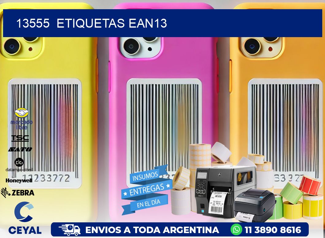 13555  ETIQUETAS EAN13