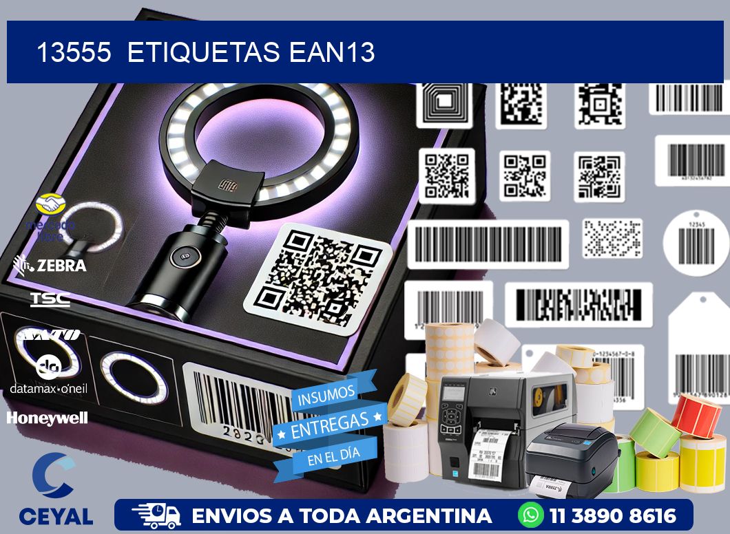 13555  ETIQUETAS EAN13