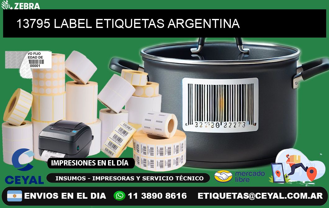 13795 LABEL ETIQUETAS ARGENTINA