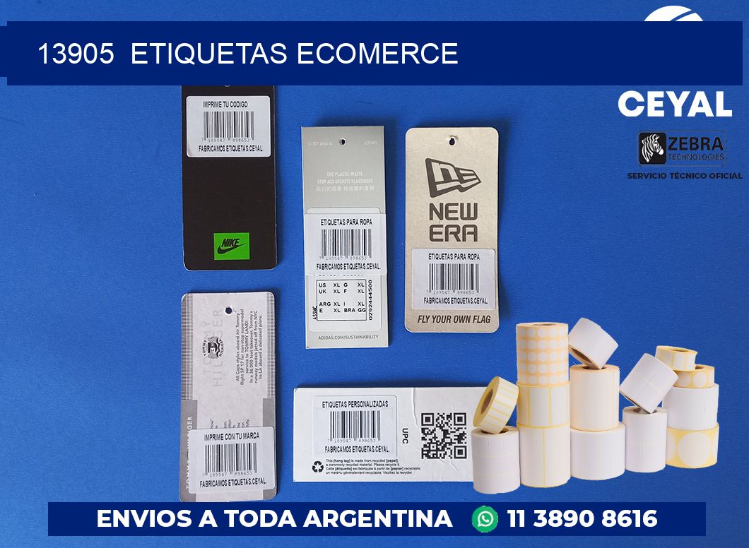 13905  ETIQUETAS ECOMERCE